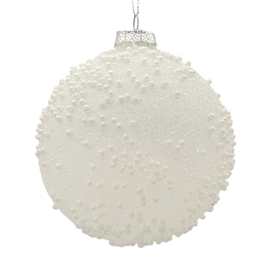 10cm Shiloh Pearl Ball Ornament