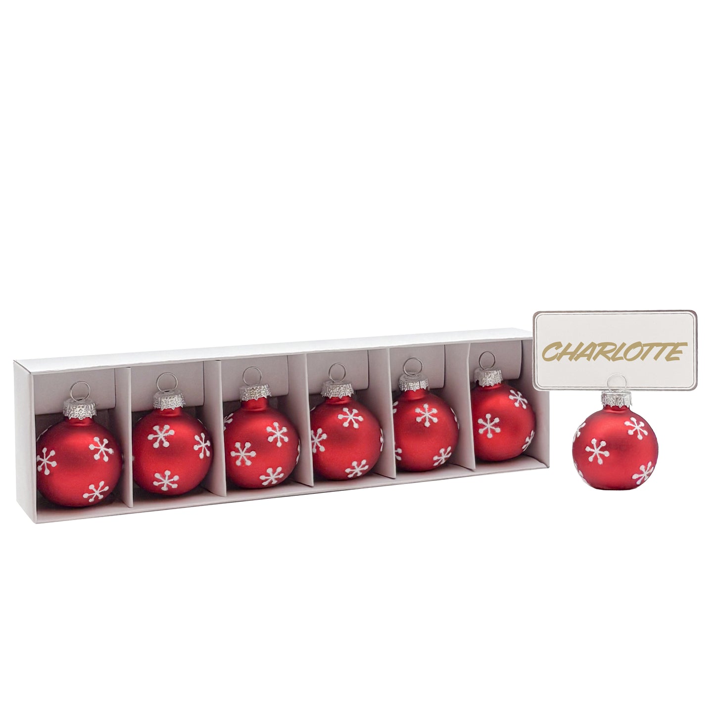 Snowflake Set of 6 Place Card Holders