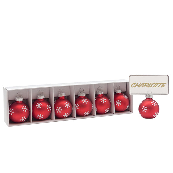 Snowflake Set of 6 Place Card Holders