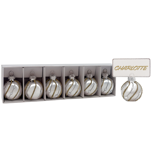 Twist Set of 6 Place Card Holders