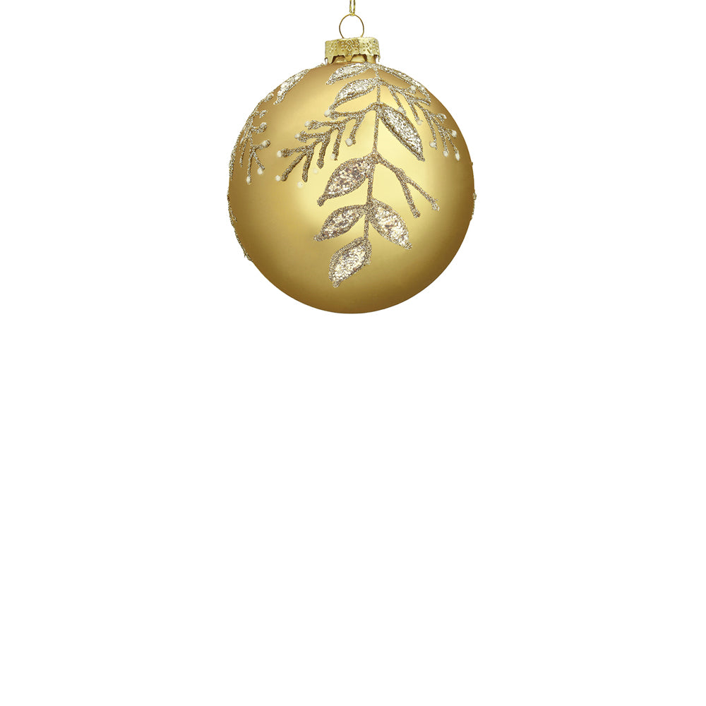 8cm Tate Champagne Ball Ornament
