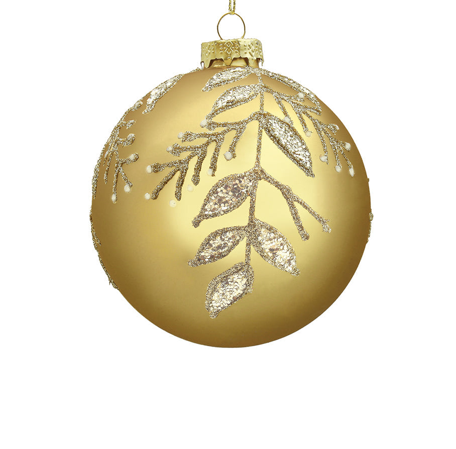 8cm Tate Champagne Ball Ornament