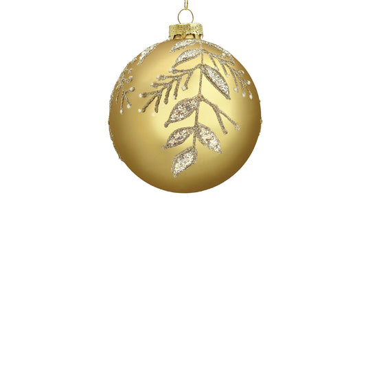 10cm Tate Champagne Ball Ornament