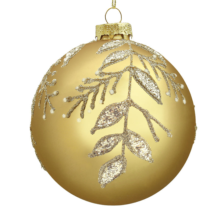 10cm Tate Champagne Ball Ornament