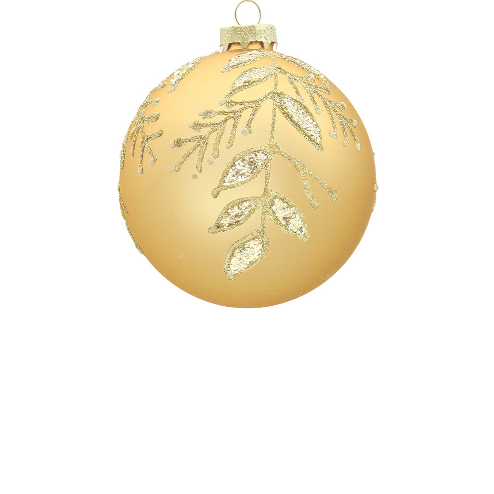 12cm Tate Champagne Ball Ornament