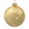 12cm Clarissa Pearl Champagne Ball Ornament