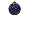 10cm Royce Midnight Blue Ball Ornament