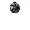 8cm Gloria Midnight Blue Ball Ornament