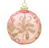 8cm Georgia Blush Ball Ornament