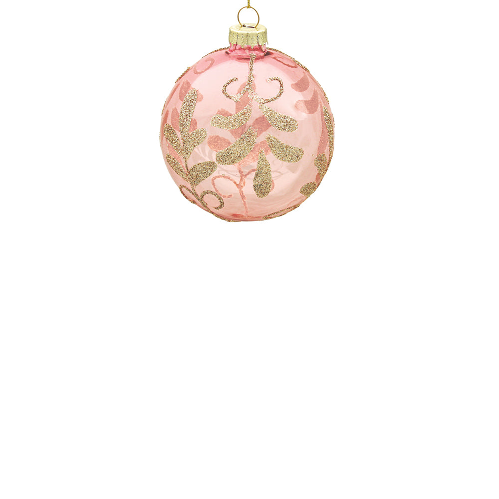 8cm Georgia Blush Ball Ornament