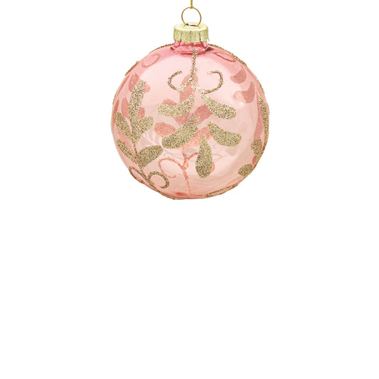 10cm Georgia Blush Ball Ornament