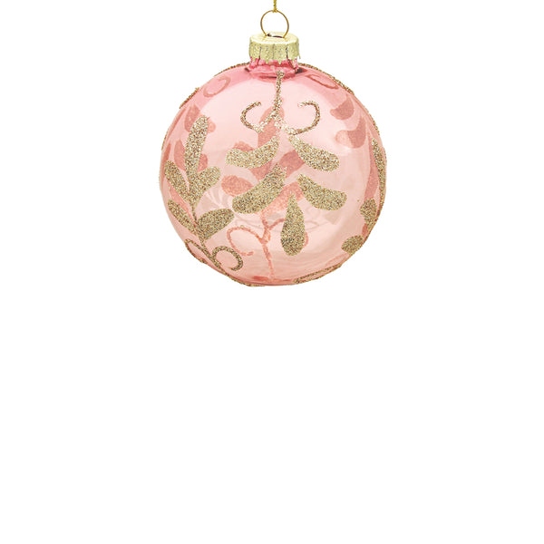 10cm Georgia Blush Ball Ornament