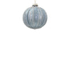 8cm Demi Ice Blue Ball Ornament