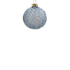 8cm Marta Ice Blue Ball Ornament