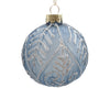 10cm Marta Ice Blue Ball Ornament