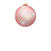 10cm Starburst Powder Pink Ball Ornament