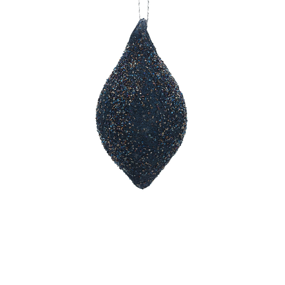 7x14cm Sofia Midnight Blue Finial Ornament