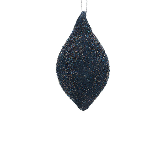 7x14cm Sofia Midnight Blue Finial Ornament