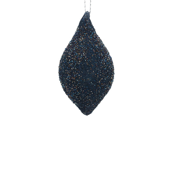 7x14cm Sofia Midnight Blue Finial Ornament