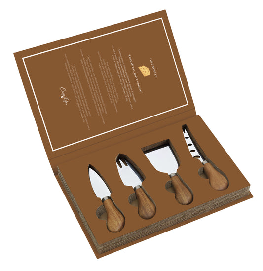 Book Series-LESS STRESS…Set of 4 Cheese Set