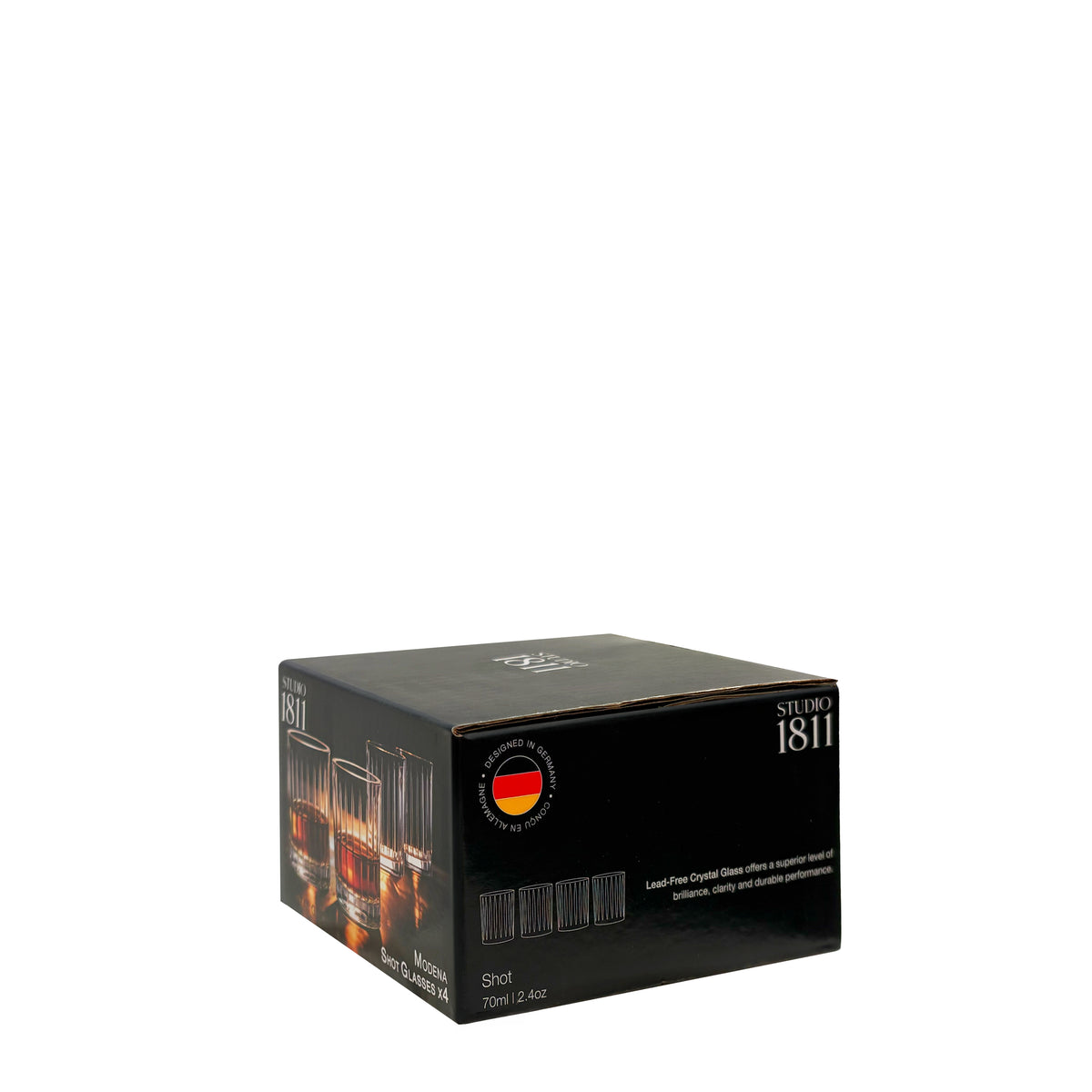 Modena Shot Glasses 70ml (2.4oz) S/4