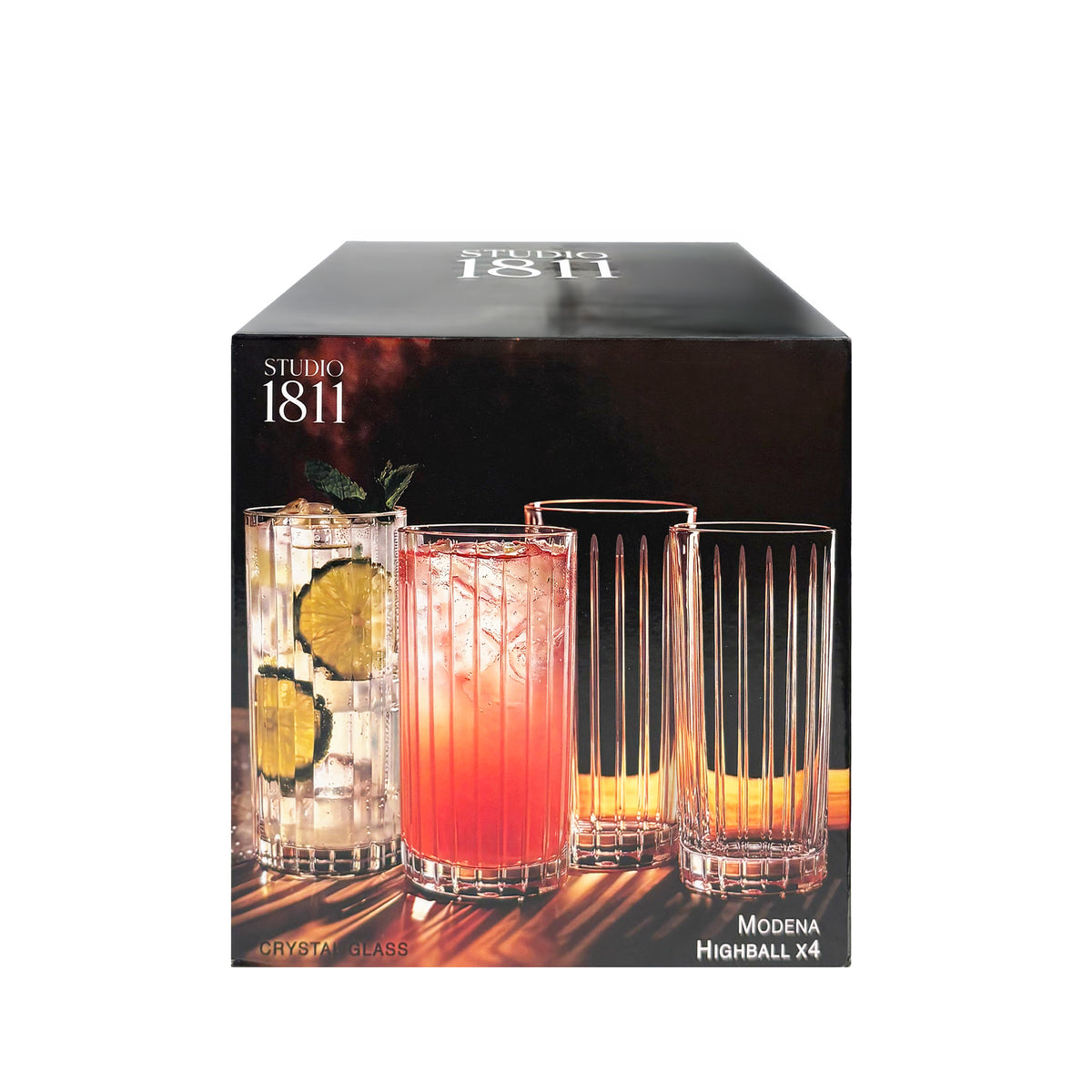 Modena HB Glasses 410ml (13.9oz) S/4