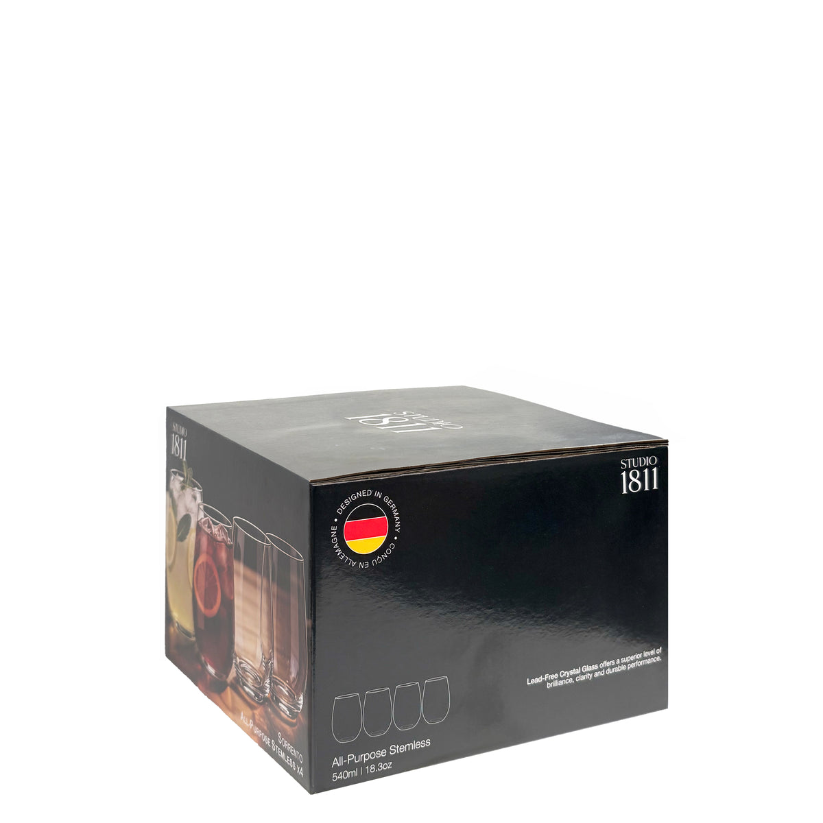 Sorrento Stemless 540ml (18.3oz) S/4