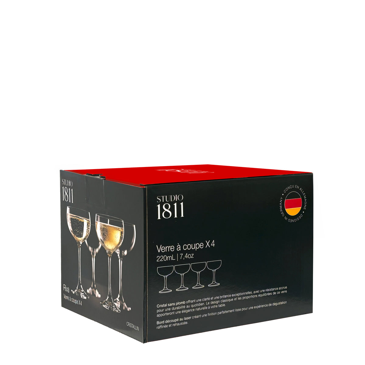 Riva Coupette 220ml (7.4oz) Set of 4