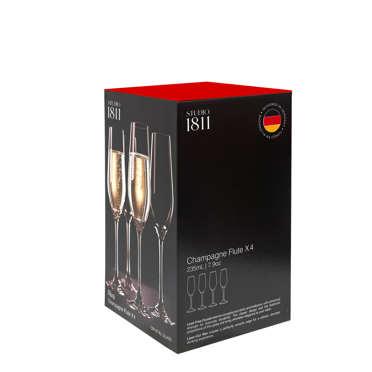 Riva Champagne Flute 235ml (7.9oz) Set of 4