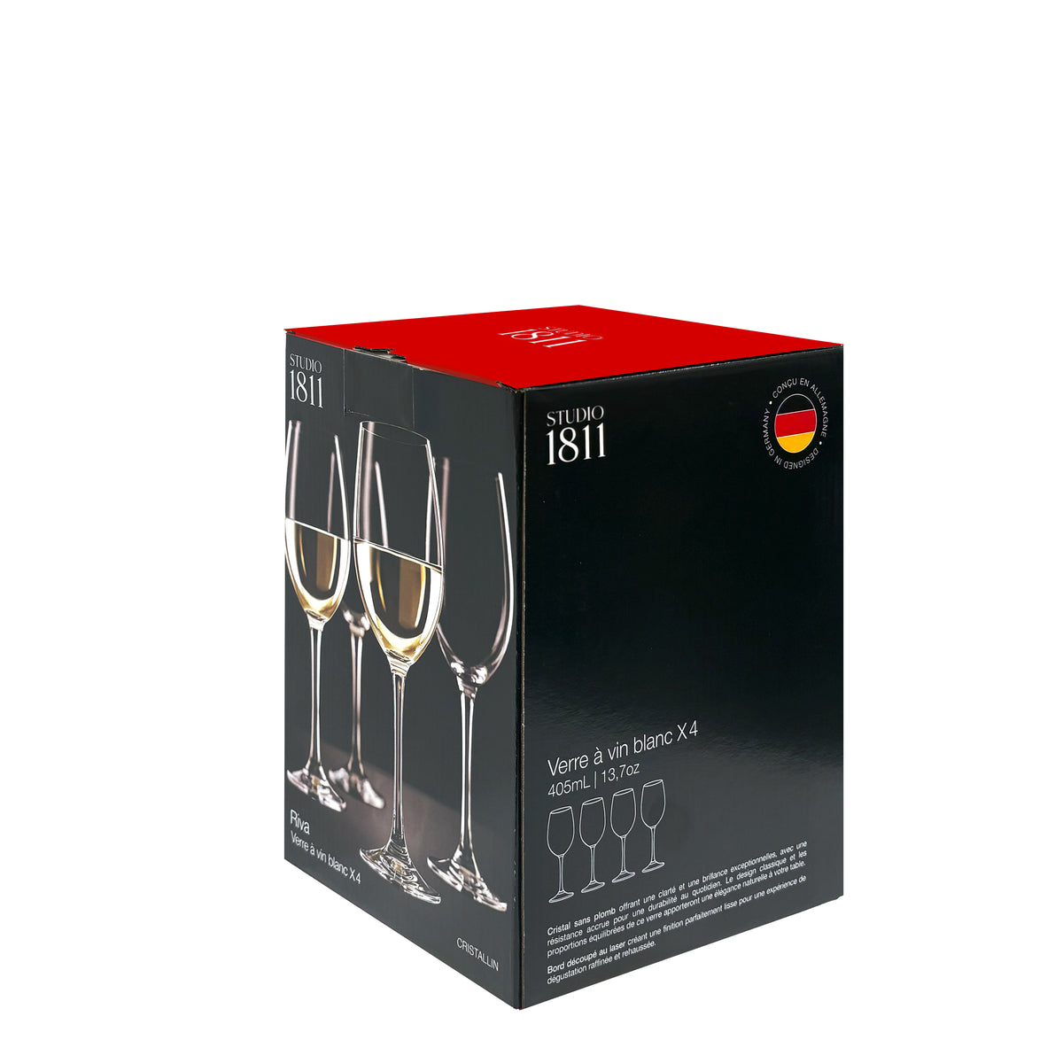Riva White Wine Goblet 405ml (13.7oz) Set of 4