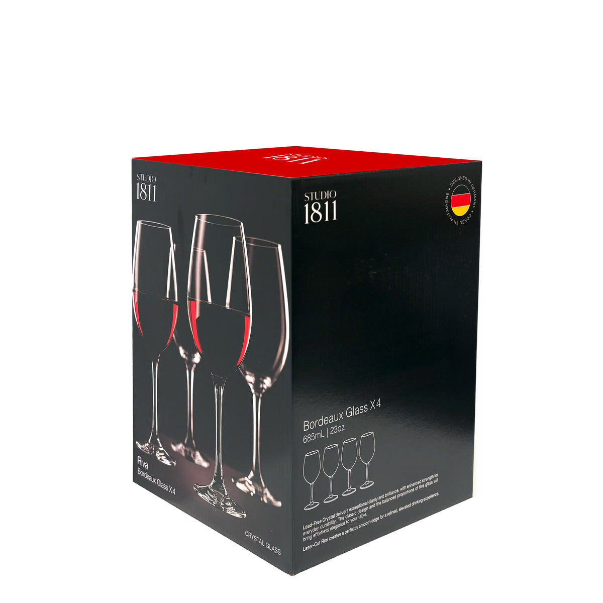Riva Bordeaux Goblet 685ml (23oz) Set of 4