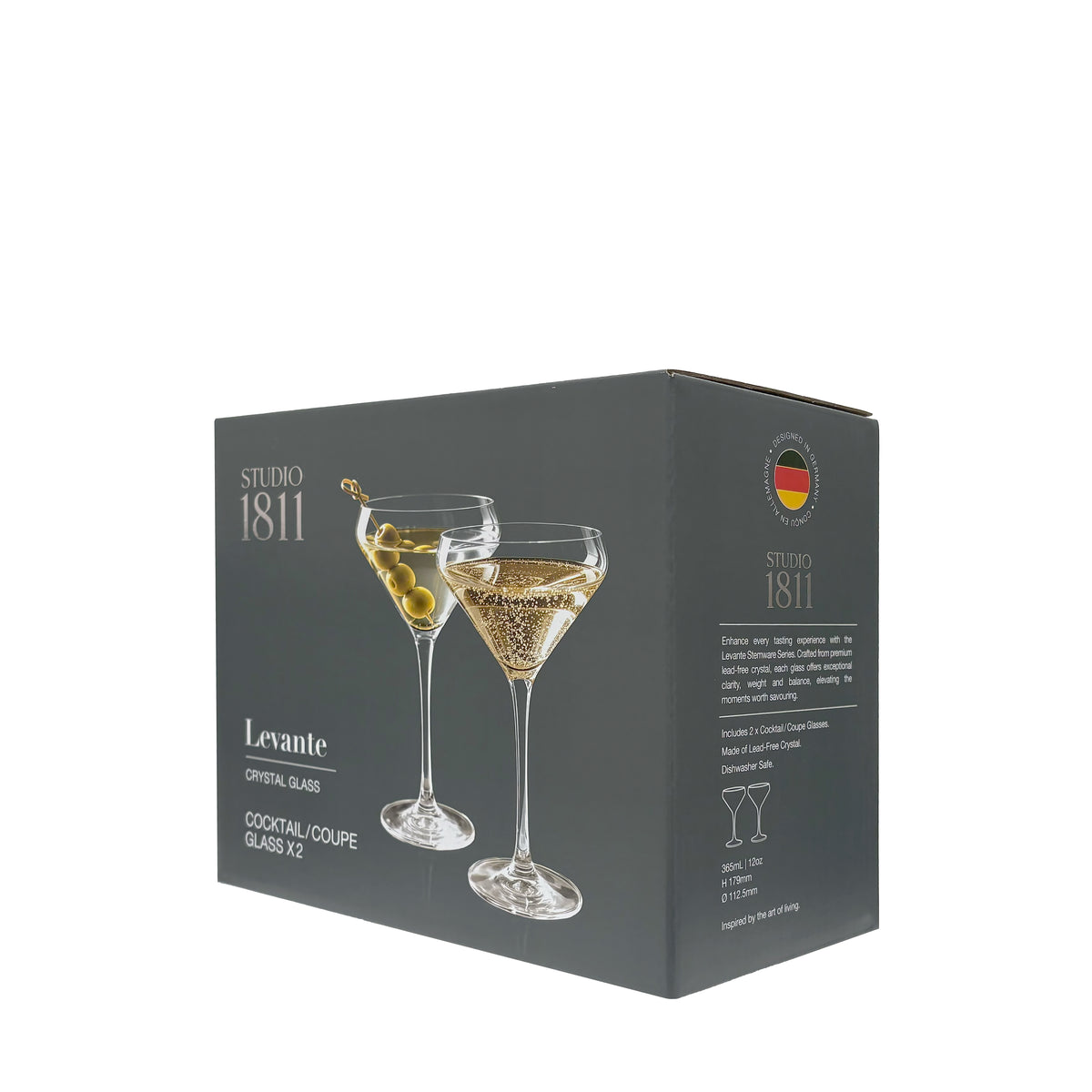 Levante Cocktail 365ml (12oz) Set of 2