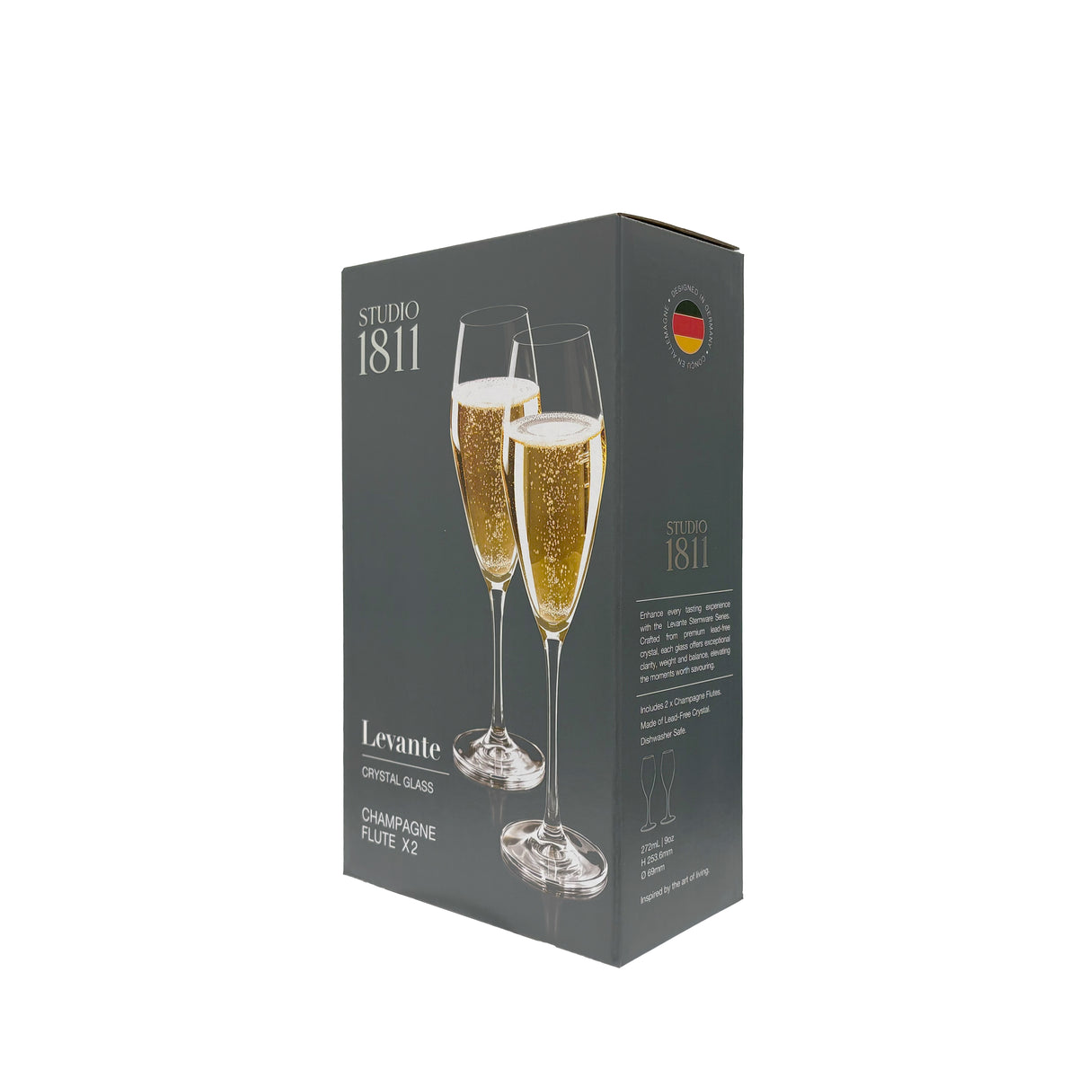 Levante Champagne Flute 272ml (9oz) Set of 2