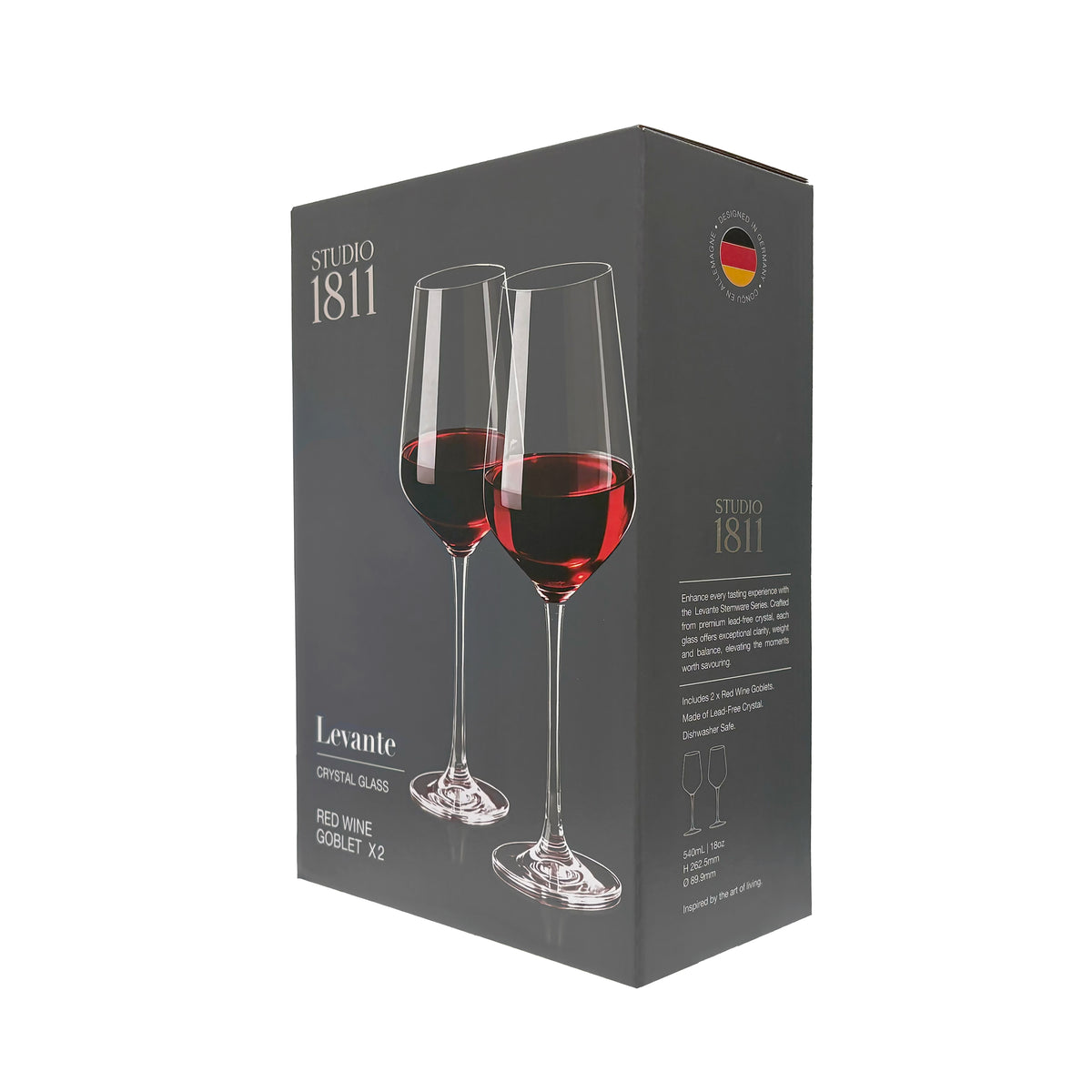 Levante Red Wine Goblet 540ml (18oz) Set of 2