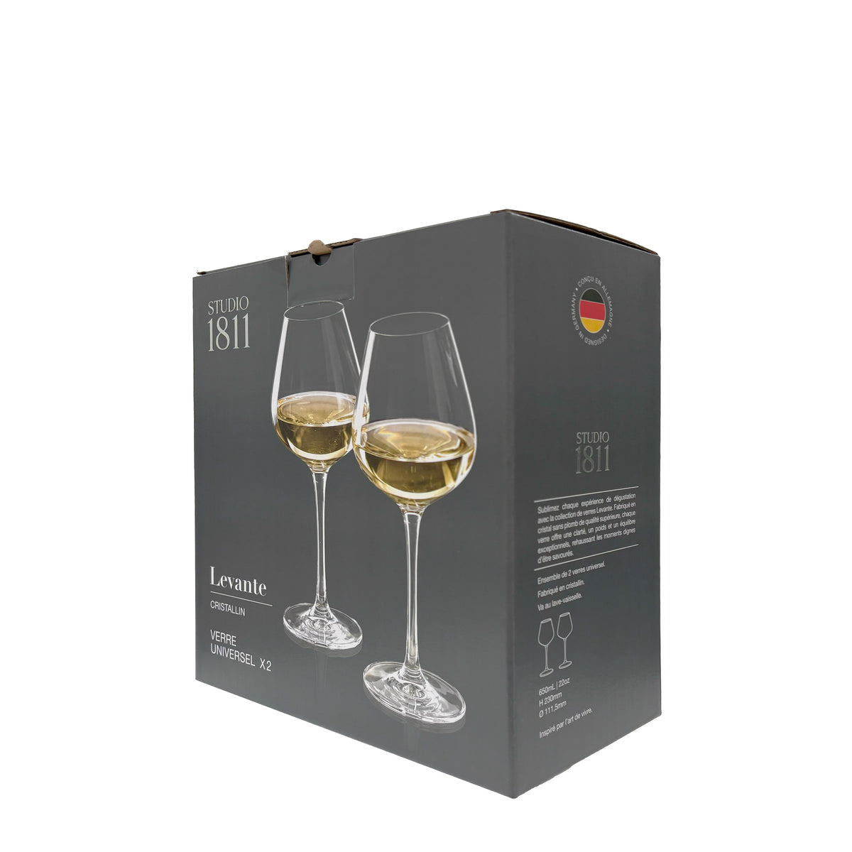 Levante Universal Goblet 650ml (23oz) Set of 2