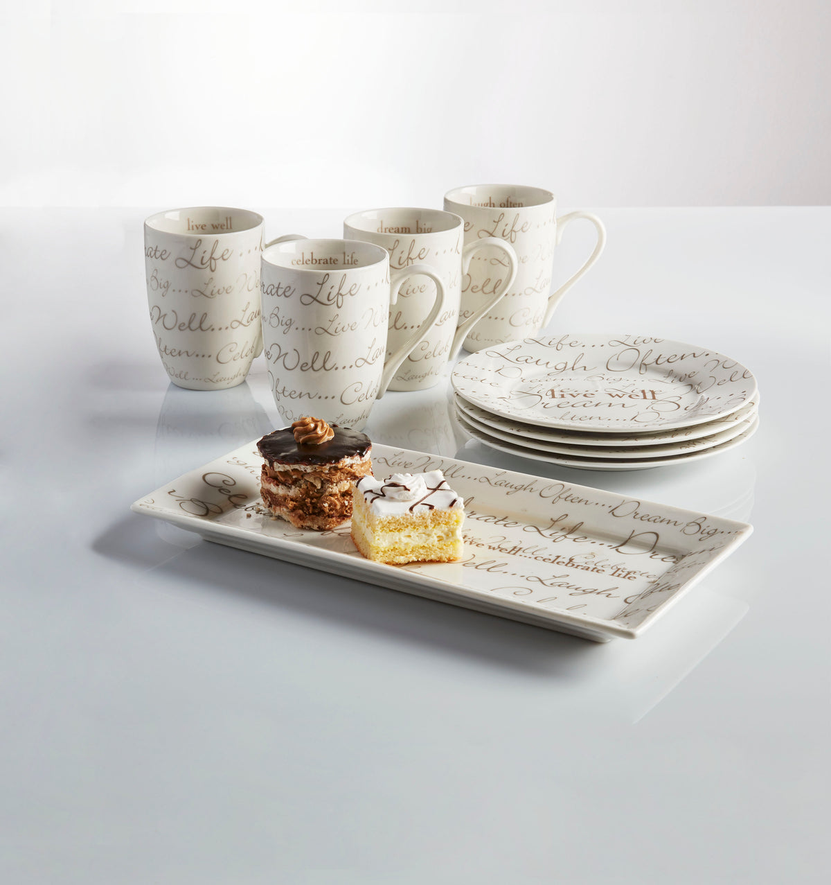 Celebration Set of 4 Mugs