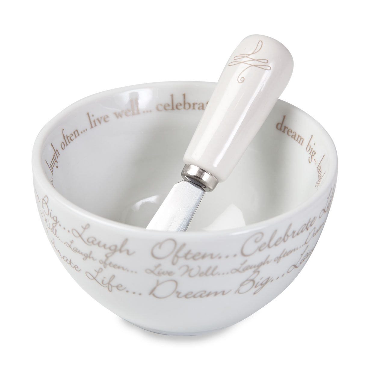 Celebration Dip Bowl with Spreader