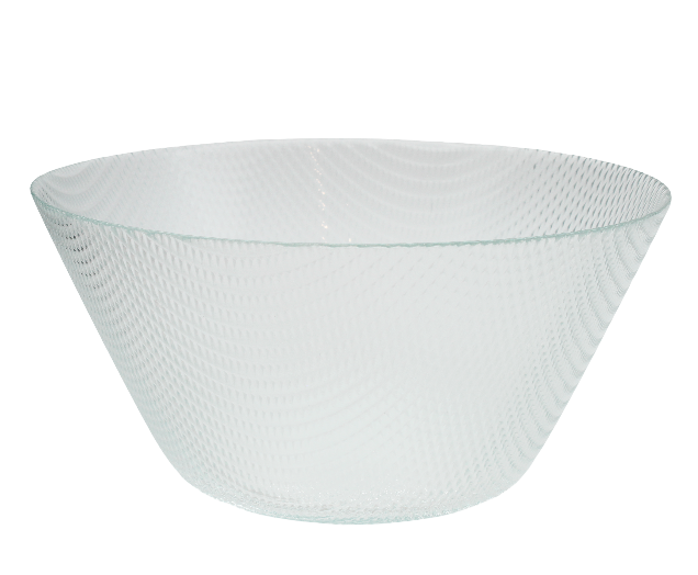 Radiance 22cm Clear Glass Serving Bowl