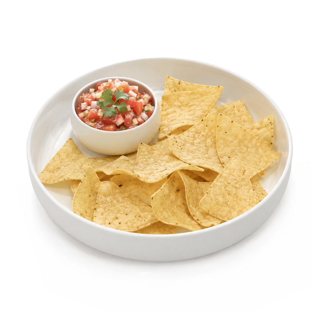 Jessica 31.5cm (12.5in) Round Chip & Dip