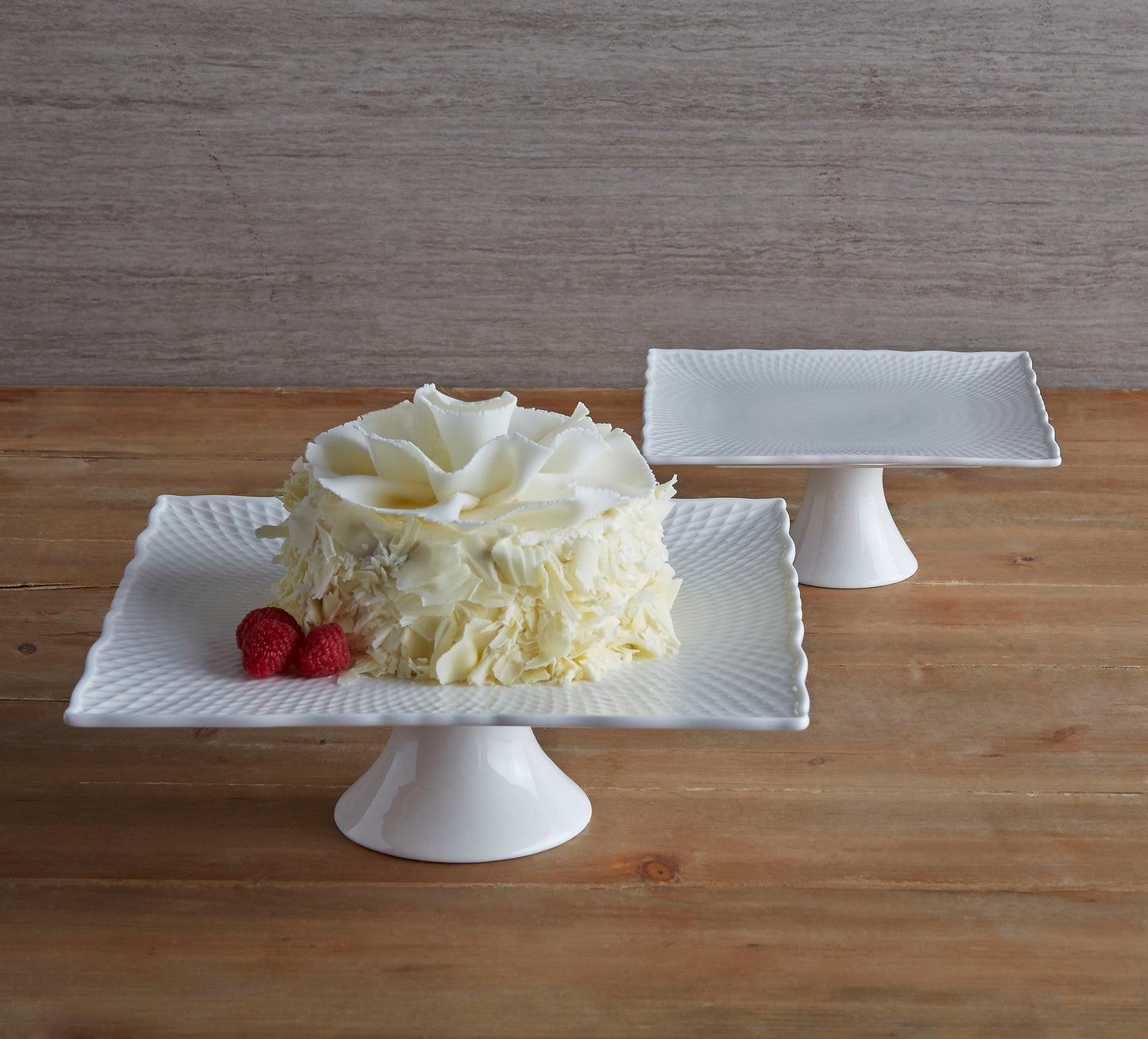 Karisma Square Footed Plate_12"