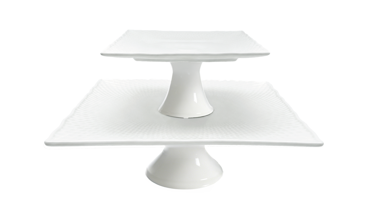Karisma Square Footed Plate 21.7cm (8.5in)
