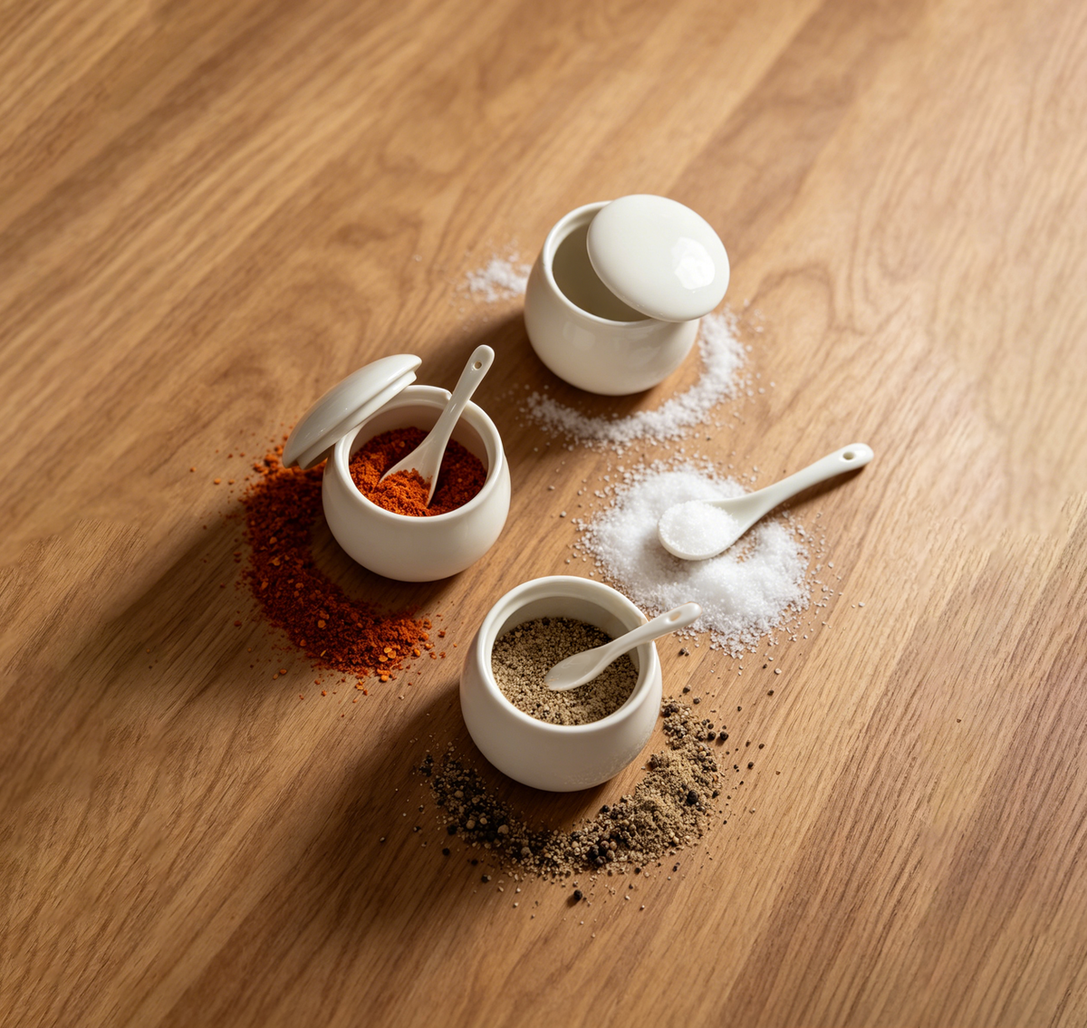 Gusto Condiment Jar with Spoon